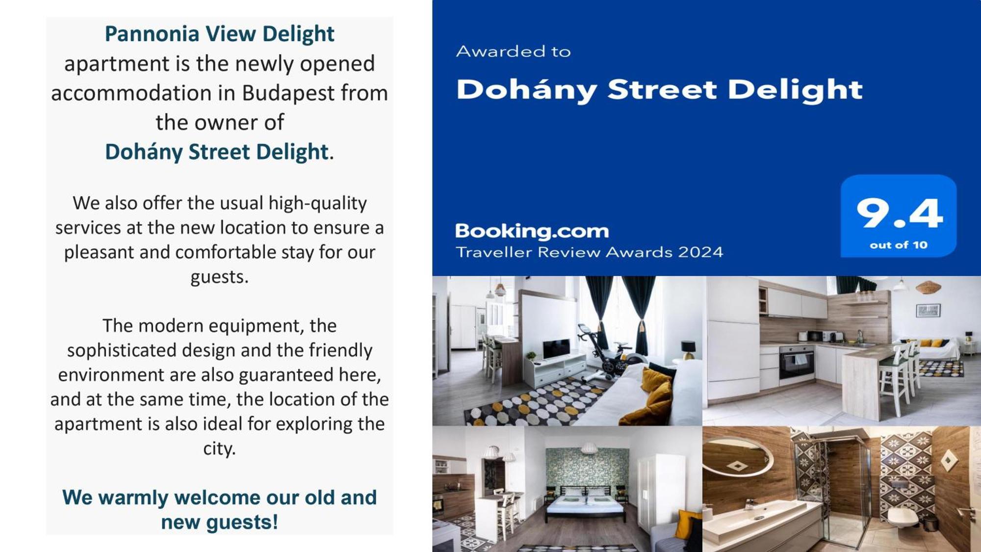 شقة Pannonia View Delight بودابست المظهر الخارجي الصورة